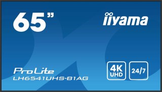 IIYAMA Monitor IIYAMA 164,0 cm (65") LH6541UHS-B1AG 16:9 3xHDMI+USB IPS