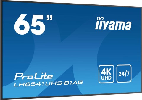 IIYAMA Monitor IIYAMA 164,0 cm (65") LH6541UHS-B1AG 16:9 3xHDMI+USB IPS