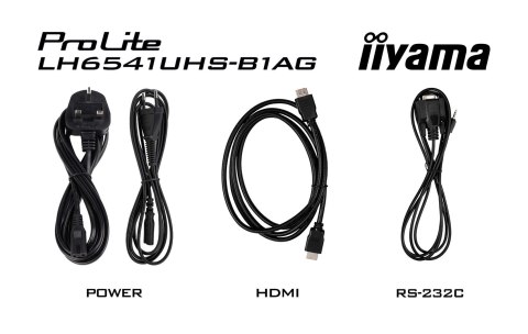 IIYAMA Monitor IIYAMA 164,0 cm (65") LH6541UHS-B1AG 16:9 3xHDMI+USB IPS