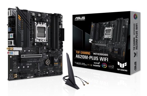 ASUS ASUS TUF GAMING A620M-PLUS WIFI AMD A620 Gniazdo AM5 micro ATX