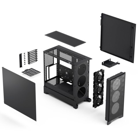 FRACTAL DESIGN Fractal Design Pop 2 Air Black Solid Midi Tower Czarny