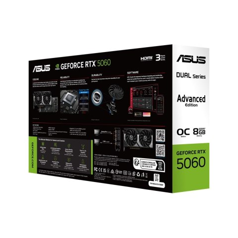 ASUS Karta graf. ASUS DUAL RTX 5060 8GB OC Advanced