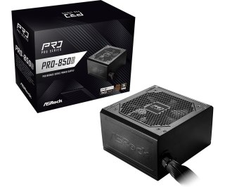 Asrock Asrock PRO-850B moduł zasilaczy 850 W 24-pin ATX ATX Czarny