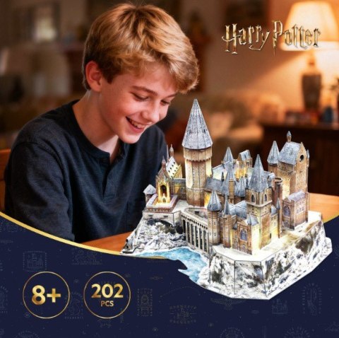 Cubic Fun Puzzle 3D - Harry Potter Zamek Hogwart w śniegu LED