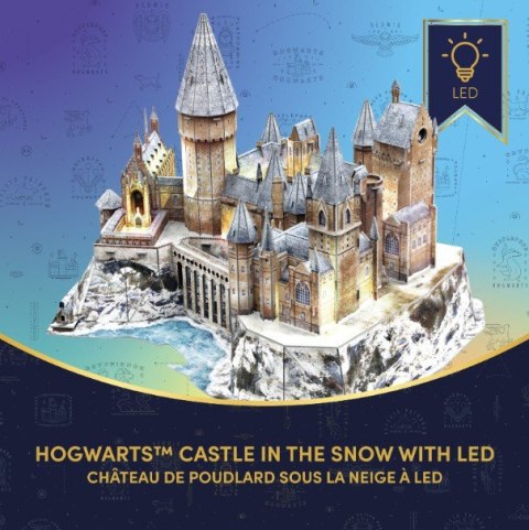 Cubic Fun Puzzle 3D - Harry Potter Zamek Hogwart w śniegu LED