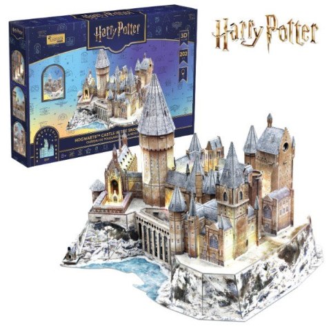 Cubic Fun Puzzle 3D - Harry Potter Zamek Hogwart w śniegu LED
