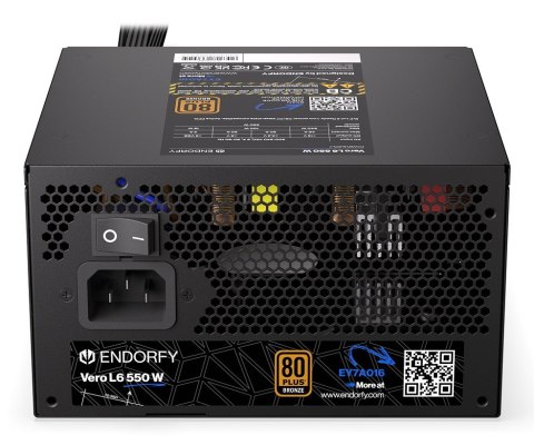 ENDORFY ENDORFY Vero L6 moduł zasilaczy 550 W 24-pin ATX ATX Czarny