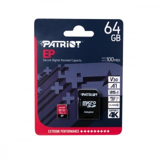 Patriot Karta pamięci microSDXC 64GB V30