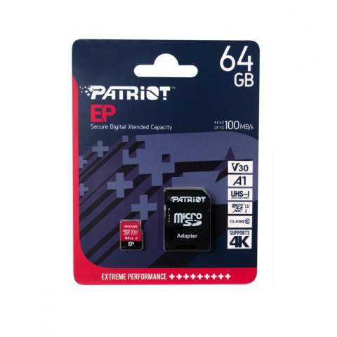 Patriot Karta pamięci microSDXC 64GB V30