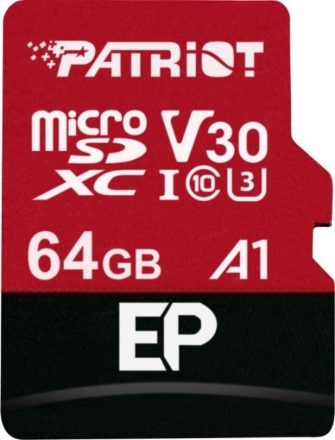 Patriot Karta pamięci microSDXC 64GB V30