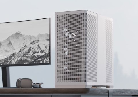 Aerocool Obudowa AeroCool APNX C1-R-WT-v1 Midi Tower Biały