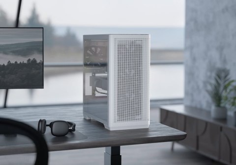 Aerocool Obudowa AeroCool APNX C1-R-WT-v1 Midi Tower Biały