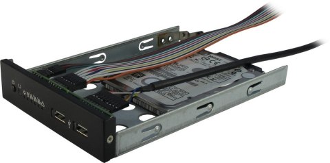 Inter-Tech Inter-Tech IPC 2U-20248 Rack Czarny