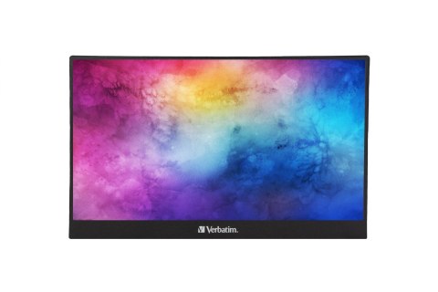 Verbatim Verbatim 49590 monitor komputerowy 35,6 cm (14") 1920 x 1080 px Full HD LCD Czarny