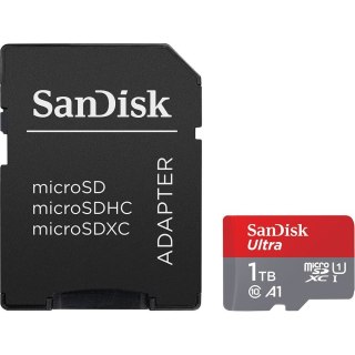 SanDisk KARTA PAMIĘCI SANDISK ULTRA ANDROID microSDXC 1 TB 150MB/s A1 Cl.10 UHS-I + ADAPTER