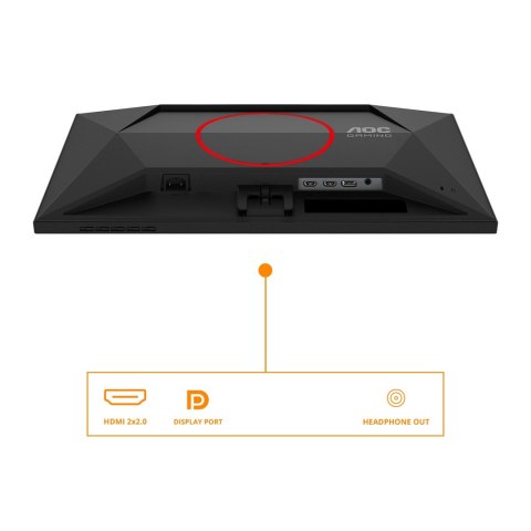 AOC Monitor AOC 62,2cm (24,5") 25G4SRE 16:09 2xHDMI+DP/czerwony