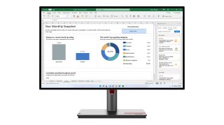 Lenovo Monitor Lenovo ThinkVision P27h-30 LED display 68,6 cm (27") 2560 x 1440 px Quad HD LCD Czarny