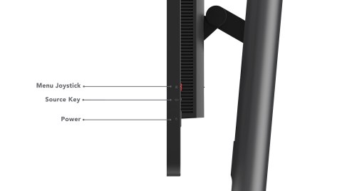 Lenovo Monitor Lenovo ThinkVision P27h-30 LED display 68,6 cm (27") 2560 x 1440 px Quad HD LCD Czarny