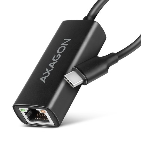 AXAGON ADE-ARC Karta sieciowa USB-C 5Gbps, port RJ-45 1Gbps, chipset Realtek RTL8153, automatyczna instalacja, Wake-on-LAN, kabel 15 cm