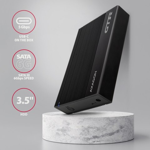 AXAGON EE35-GTR Obudowa zewnętrzna aluminiowa USB3.2 Gen1 - SATA 6G 3.5 cala