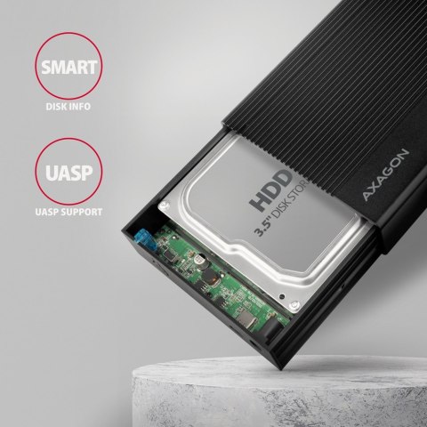 AXAGON EE35-GTR Obudowa zewnętrzna aluminiowa USB3.2 Gen1 - SATA 6G 3.5 cala