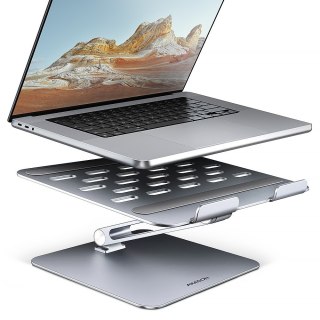 AXAGON STND-LQ Podstawa do laptopów aluminiowa 10-17.3 cali, regulowane kąty nachylenia, Szara