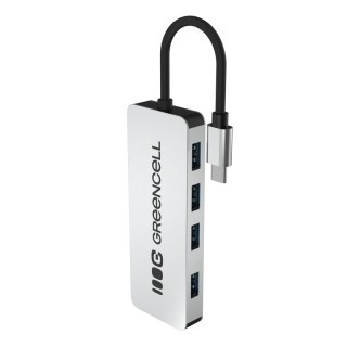 Green Cell HUB USB-C Basic USB-C do 4x USB-A 3.0