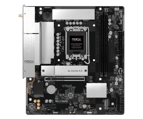 Asrock Asrock B860M Rock WiFi Intel B860 LGA 1851 (Socket V1) micro ATX