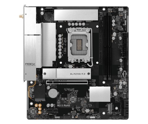 Asrock Asrock B860M Rock WiFi Intel B860 LGA 1851 (Socket V1) micro ATX