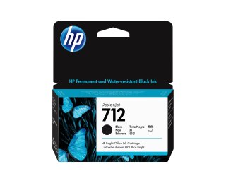 Hewlett-Packard HP Czarny wkład atramentowy 712 DesignJet 38 ml