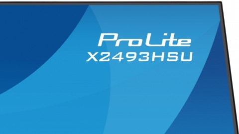 IIYAMA Monitor 24 cale X2493HSU-B1 IPS,FHD,HDMI,DP,120Hz, 1500:1, 2xUSB, 350cd, cienka ramka z 4 stron
