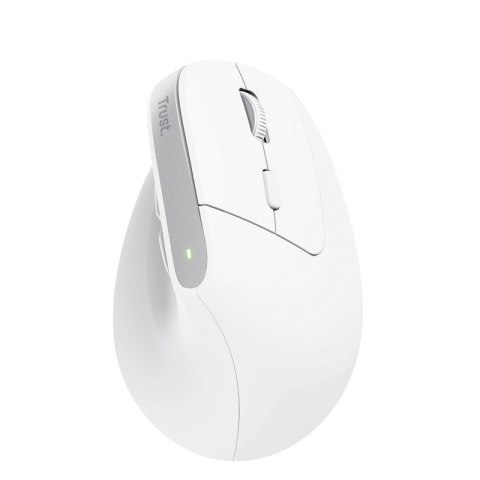Trust Mysz bezprzewodowa ergonomiczna BAYO+ biała