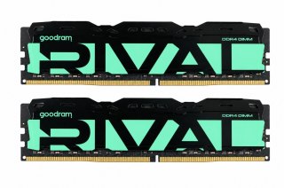 GOODRAM Pamięć do PC DDR4 Rival Radiant 16GB (2*8)/3200 CL16 zielona
