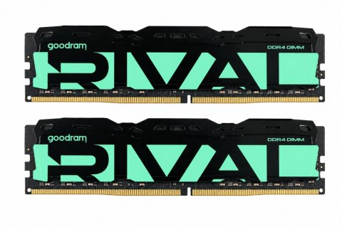 GOODRAM Pamięć do PC DDR4 Rival Radiant 16GB (2*8)/3200 CL16 zielona