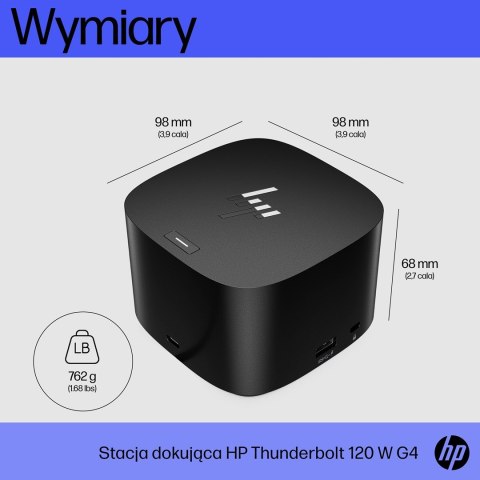Hewlett-Packard Stacja dokujaca HP Thunderbolt Dock G4 USB-C 120W