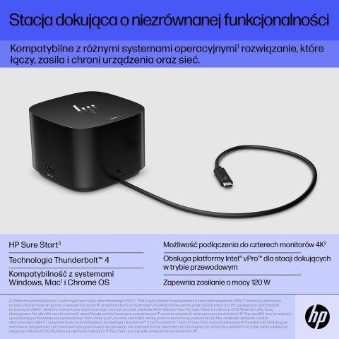 Hewlett-Packard Stacja dokujaca HP Thunderbolt Dock G4 USB-C 120W