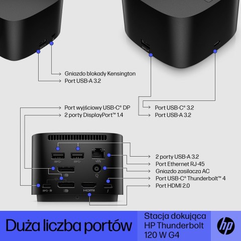 Hewlett-Packard Stacja dokujaca HP Thunderbolt Dock G4 USB-C 120W