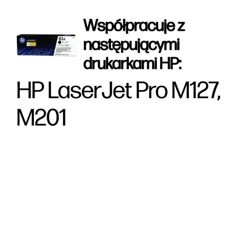 Hewlett-Packard HP 83A oryginalny wkład z czarnym tonerem LaserJet