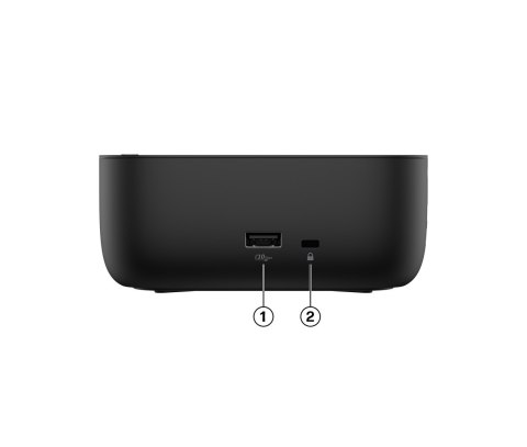 Hewlett-Packard Stacja dokująca + zasilacz HP USB-C Dock G6 100W czarna 9X3V1UT#ABB