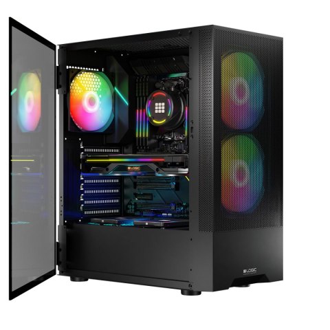 LOGIC ARYA ARGB USB 3.0 CZARNA OBUDOWA KOMPUTEROWA LOGIC CONCEPT
