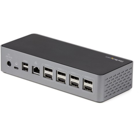 Targus StarTech.com DK31C4DPPDUE stacja dokująca Przewodowa USB 3.2 Gen 2 (3.1 Gen 2) Type-C Czarny, Szary
