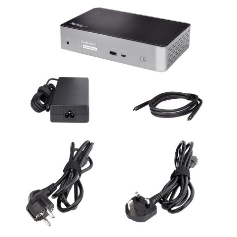 Targus StarTech.com DK31C4DPPDUE stacja dokująca Przewodowa USB 3.2 Gen 2 (3.1 Gen 2) Type-C Czarny, Szary
