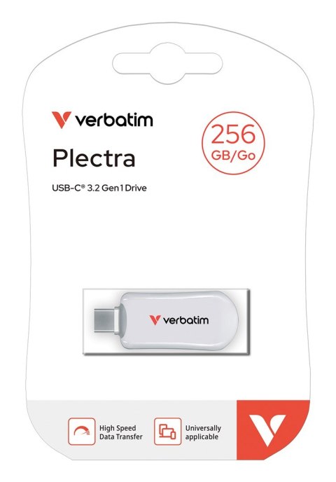 Verbatim Verbatim 30230 pamięć USB 256 GB USB Type-C 3.2 Gen 1 (3.1 Gen 1) Biały