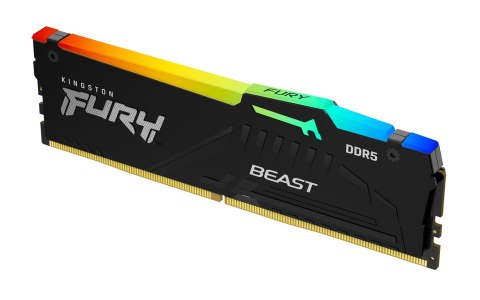 Kingston Kingston Technology FURY Beast RGB moduł pamięci 16 GB 1 x 16 GB DDR5 2800 MHz