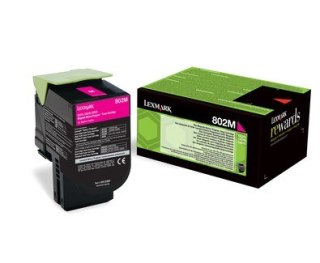 No name RETURN PROGRAM TONER CARTRIDGE/802M MAGENTA1K PGS F CX310