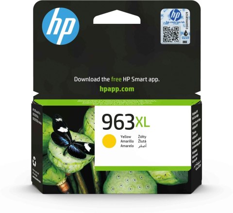Hewlett-Packard HP 963XL oryginalny wysokowydajny wkład atramentowy żółty