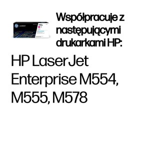 Hewlett-Packard Oryginalny wkład z purpurowym tonerem HP 212A do drukarki LaserJet