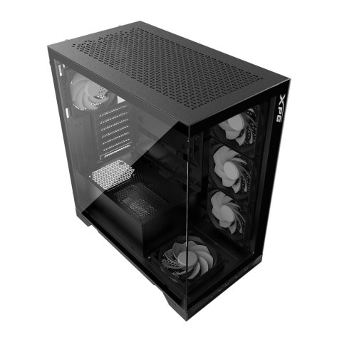 ADATA Obudowa komputera MIDITOWER MATX bez zasilacza INVADERXMT-BKCWW ADATA
