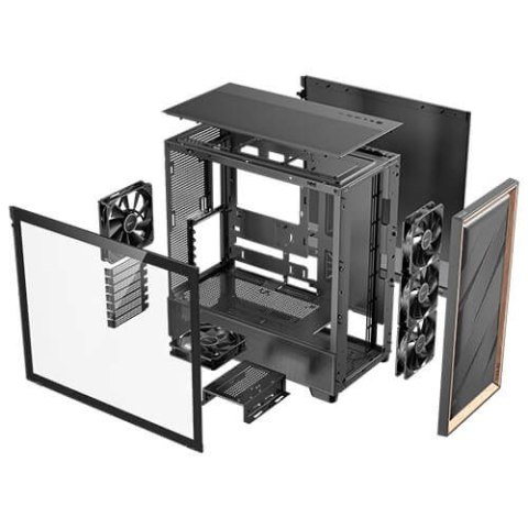 Antec Obudowa Antec FLUX Midi Tower czarna 0-761345-10133-2