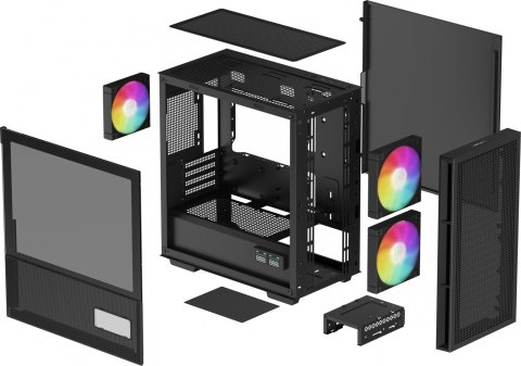 DEEPCOOL OBUDOWA DeepCool CH360 DIGITAL (R-CH360-BKAPE3D-G-1)